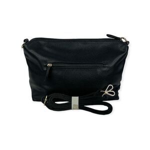 Midnight Black Boho Polyurethan Shoulder Bag Medium